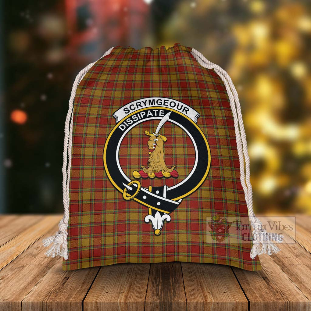 Scrymgeour Tartan Christmas Santa's Bag with Family Crest - Tartan Vibes Clothing