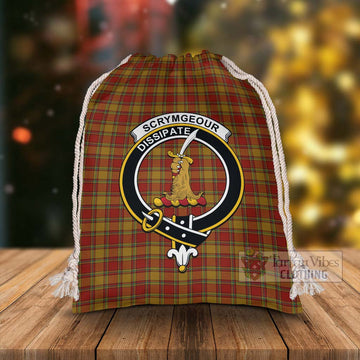 Scrymgeour Tartan Christmas Santa's Bag with Family Crest - Tartan Vibes Clothing