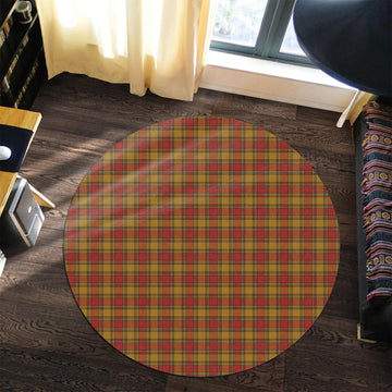 Scrymgeour Tartan Round Rug Premium Round Rug - Tartan Vibes Clothing