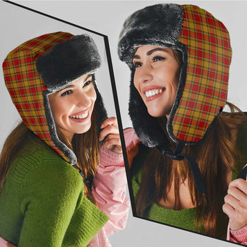 Scrymgeour Tartan Winter Trapper Hat Winter Trapper Hat Universal Fit Circumference 22.8in (58cm) - Tartan Vibes Clothing