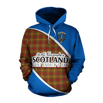 Scrymgeour Family Crest Tartan Cotton Hoodie Celebrate Saint Andrew's Day in Style Pullover Hoodie XS - Tartan Vibes Clothing