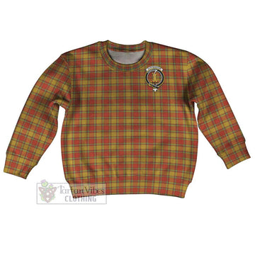 Scrymgeour Tartan Kid Ugly Sweater with Family Crest Kid - Tartan Vibes Clothing