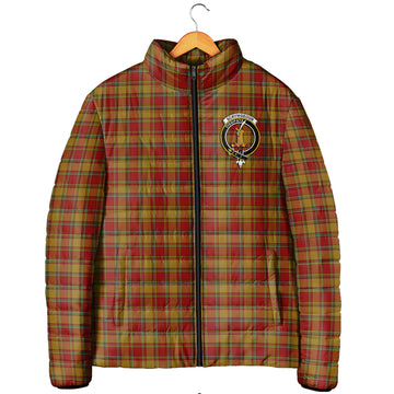 Scrymgeour Tartan Padded Jacket with Family Crest