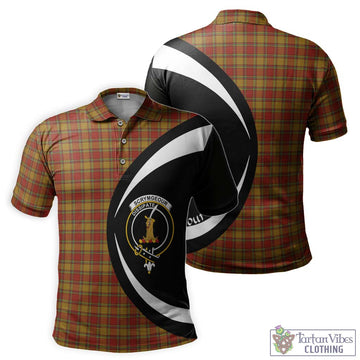 Scrymgeour Tartan Men's Polo Shirt with Family Crest Circle Style Kid - Tartan Vibes Clothing