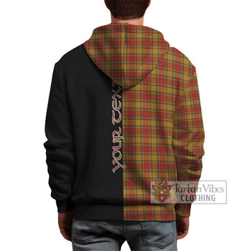 Scrymgeour Tartan Hoodie with Family Crest and Half Of Me Style - Tartan Vibes Clothing