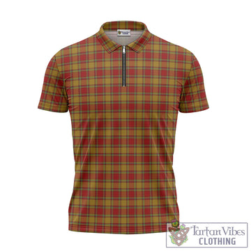 Scrymgeour Tartan Zipper Polo Shirt - Tartan Vibes Clothing