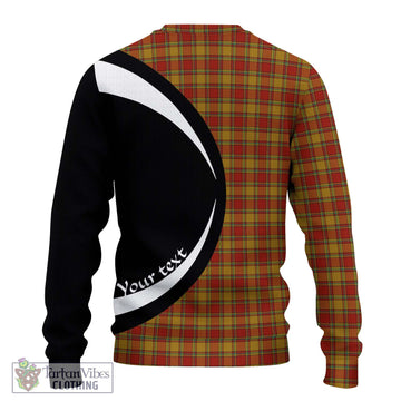 Scrymgeour Tartan Ugly Sweater with Family Crest Circle Style - Tartan Vibes Clothing