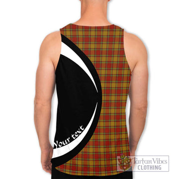 Scrymgeour Tartan Men's Tank Top with Family Crest Circle Style - Tartan Vibes Clothing