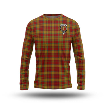 Scrymgeour Tartan Long Sleeve T-Shirt with Family Crest - Tartan Vibes Clothing