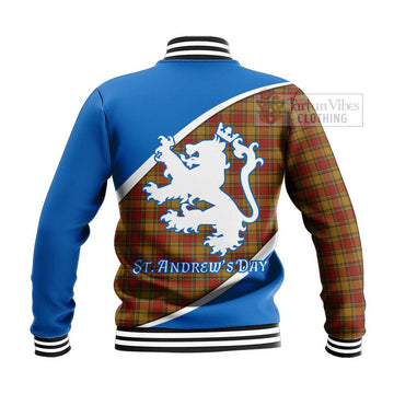 Scrymgeour Family Crest Tartan Baseball Jacket Celebrate Saint Andrew's Day in Style - Tartan Vibes Clothing