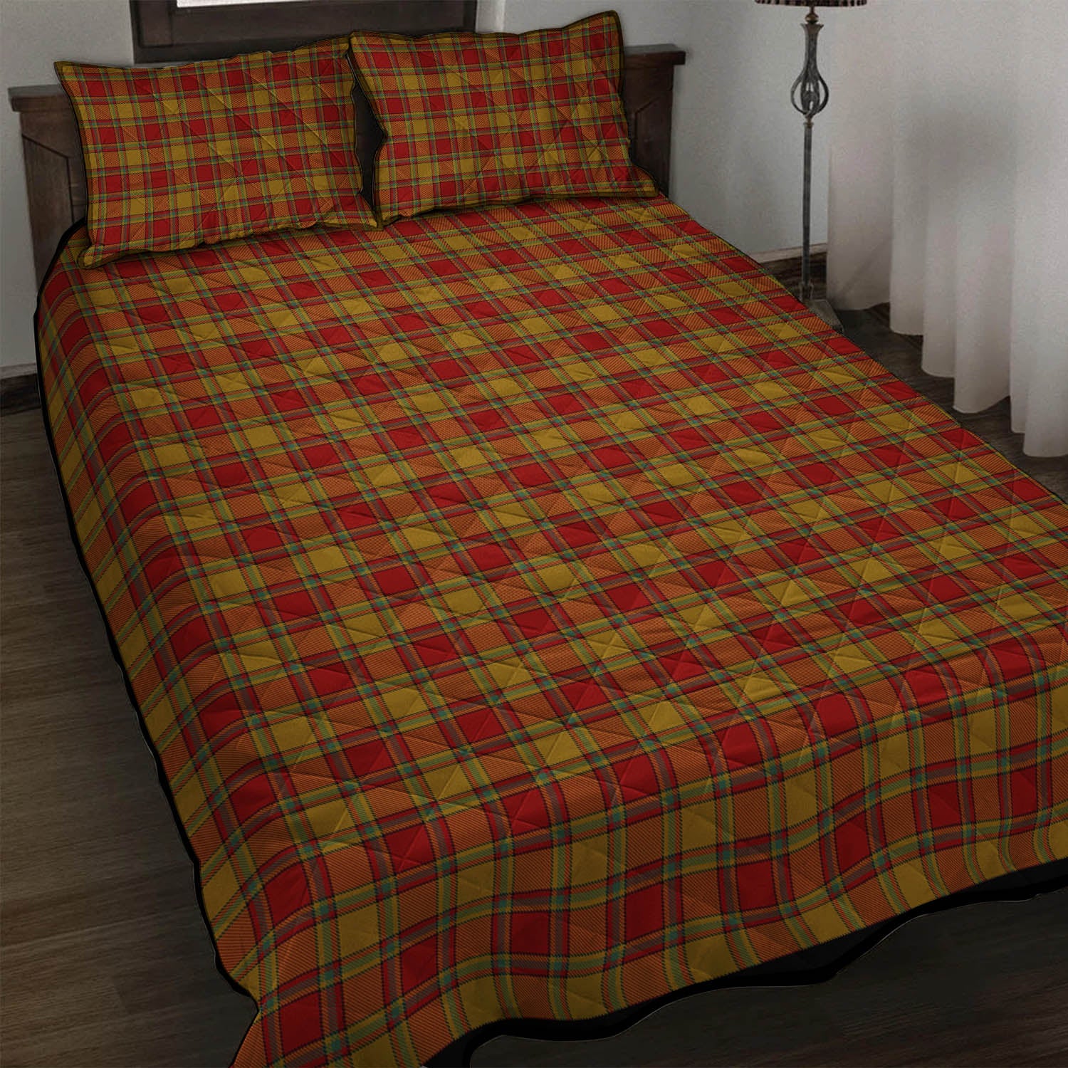 Scrymgeour Tartan Quilt Bed Set - Tartan Vibes Clothing