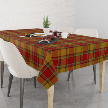 Scrymgeour Tartan Tablecloth with Family Crest M 39.4"x59"(100x150cm) - Tartan Vibes Clothing