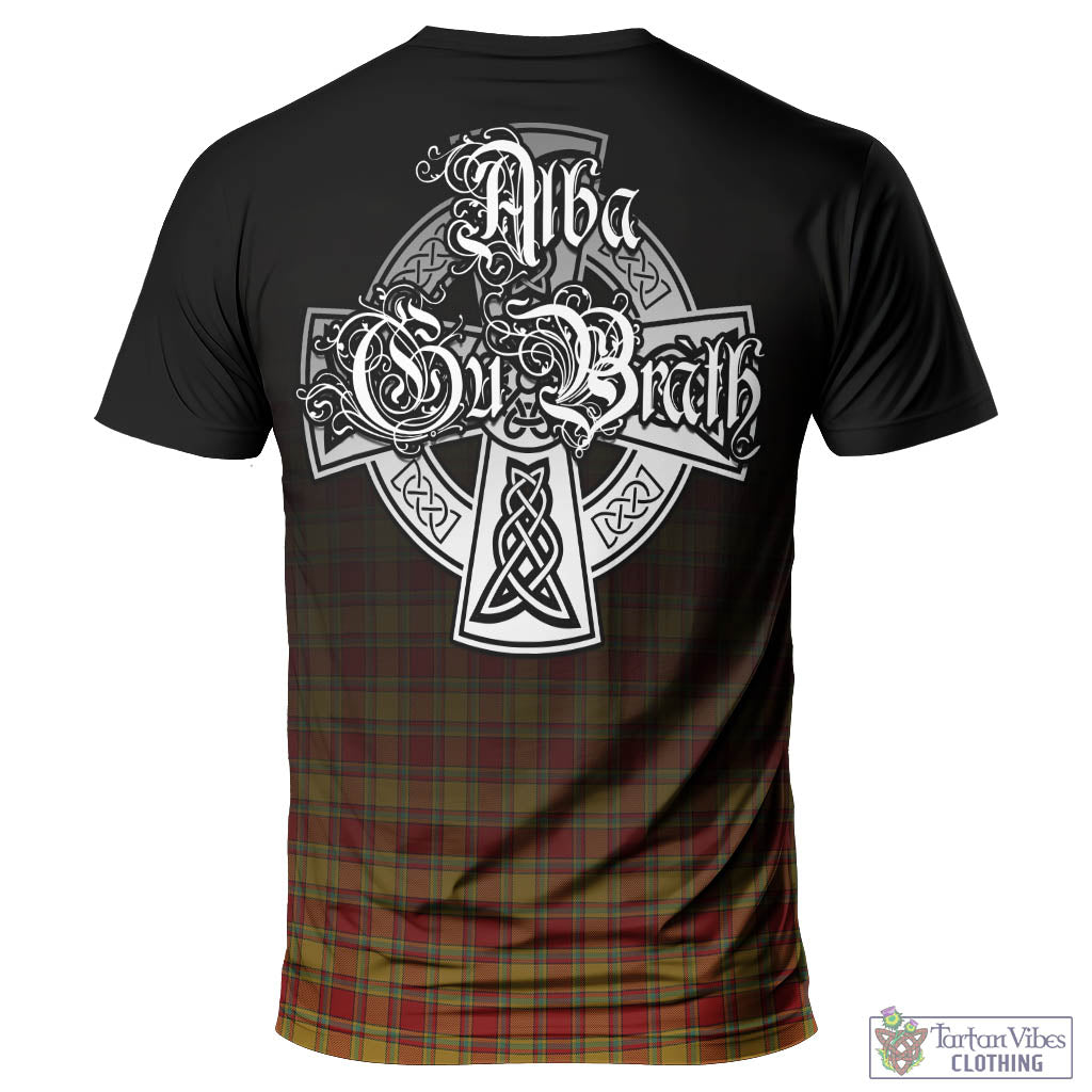 Scrymgeour Tartan T-Shirt Featuring Alba Gu Brath Family Crest Celtic Inspired - Tartan Vibes Clothing