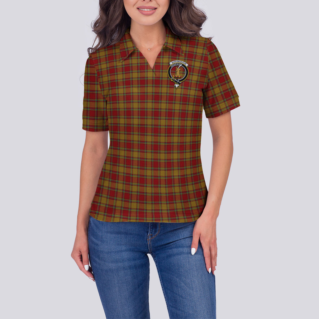 scrymgeour-tartan-polo-shirt-with-family-crest-for-women
