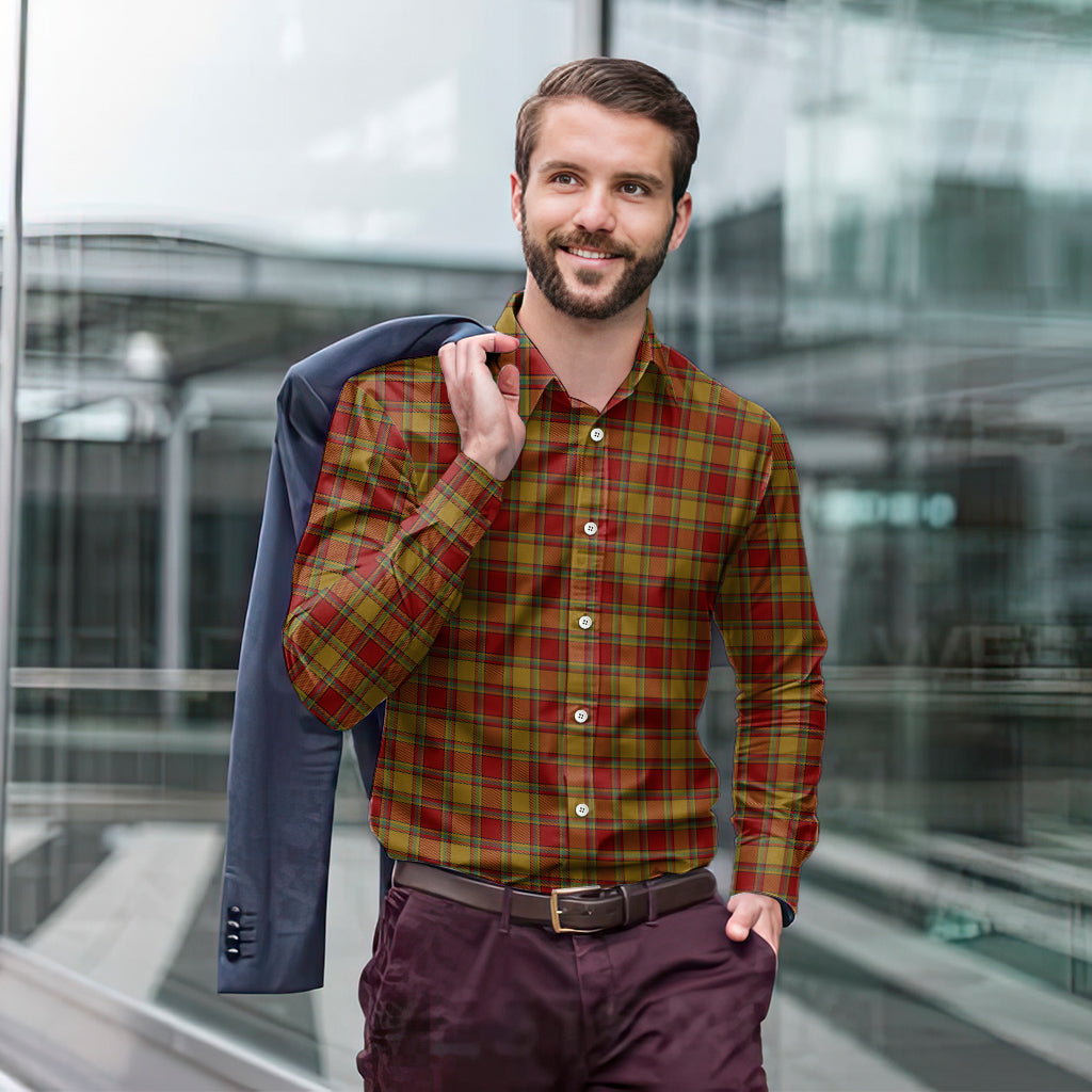 Scrymgeour Tartan Long Sleeve Button Up Shirt - Tartan Vibes Clothing