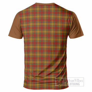 Scrymgeour Tartan Accent T-Shirt with Family Crest