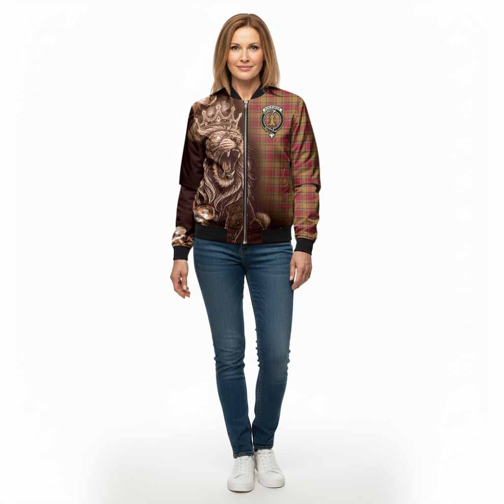 Scrymgeour Tartan Bomber Jacket Roaring Lion Heritage