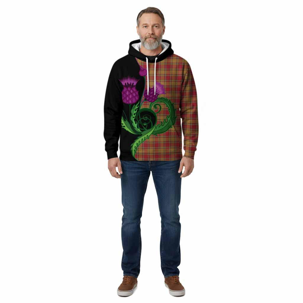 Scrymgeour Tartan Cotton Hoodie Traditional Scottish Thistle