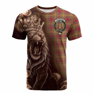 Scrymgeour Tartan Cotton T-shirt Roaring Lion Heritage