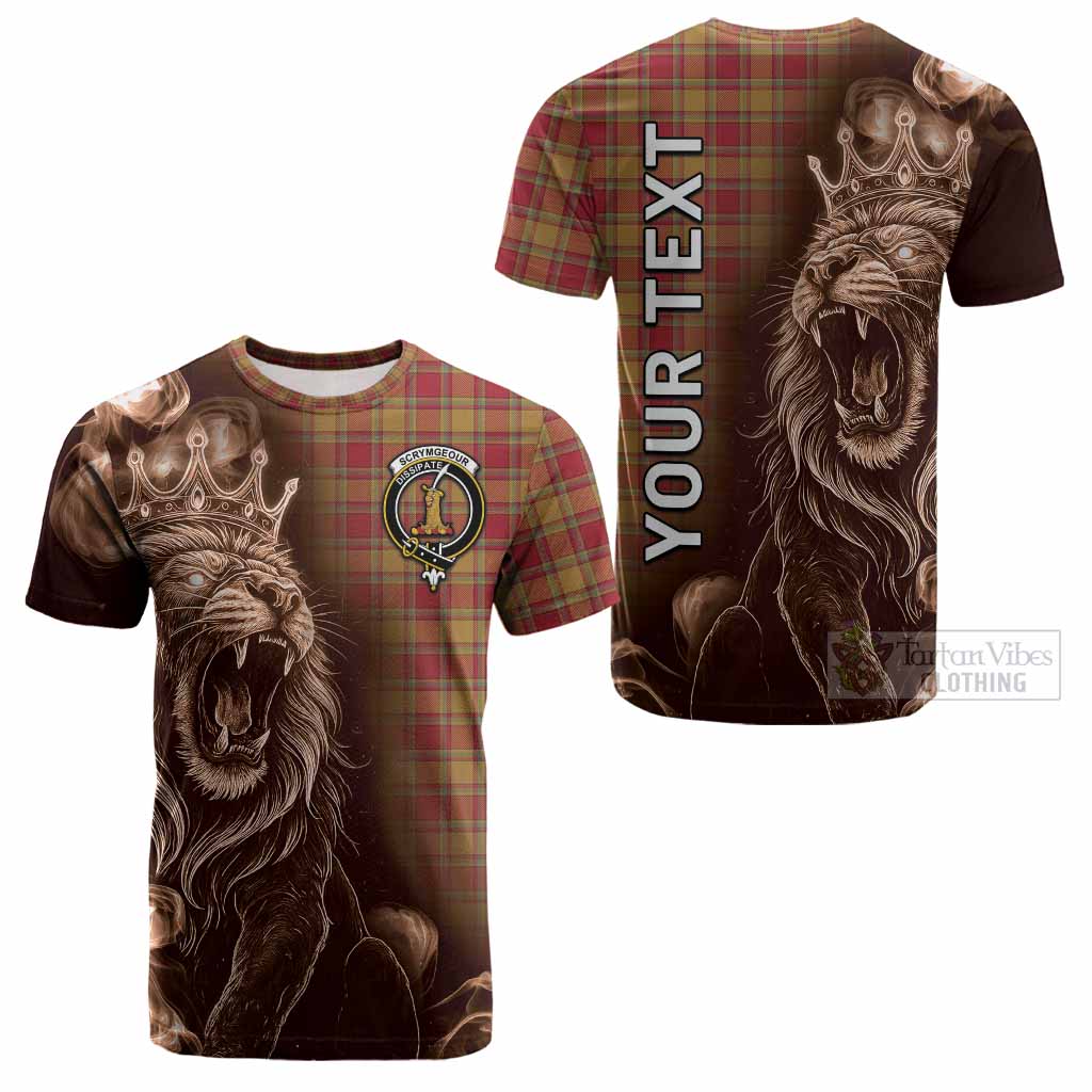 Scrymgeour Tartan Cotton T-shirt Roaring Lion Heritage