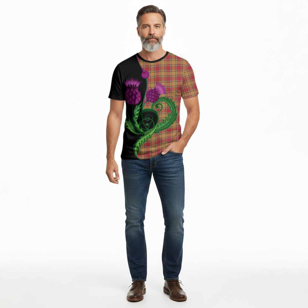 Scrymgeour Tartan Cotton T-shirt Traditional Scottish Thistle