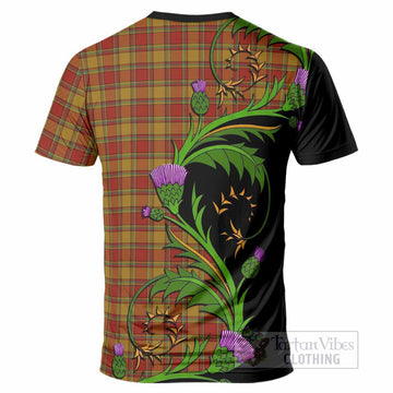 Scrymgeour Tartan Crest T-Shirt Scottish Thistle Pride Heritage Art