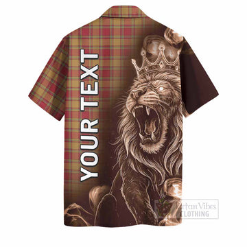 Scrymgeour Tartan Hawaiian Shirt Roaring Lion Heritage