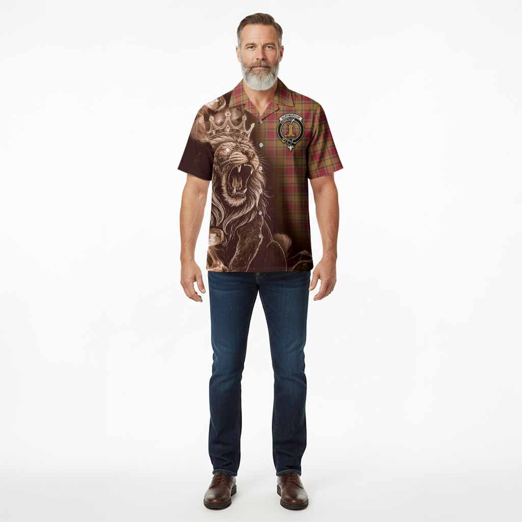 Scrymgeour Tartan Hawaiian Shirt Roaring Lion Heritage