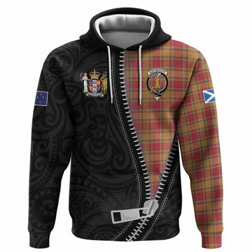 Scrymgeour Tartan Hoodie New Zealand Pattern Unique Zipper Stylized