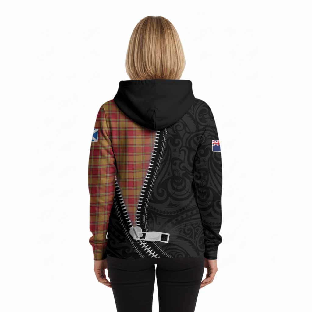 Scrymgeour Tartan Hoodie New Zealand Pattern Unique Zipper Stylized