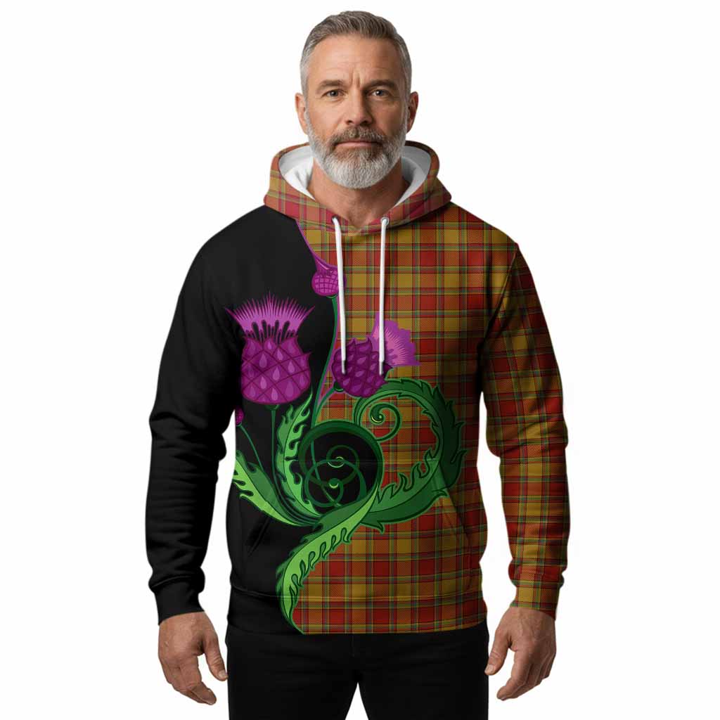 Scrymgeour Tartan Hoodie Traditional Scottish Thistle