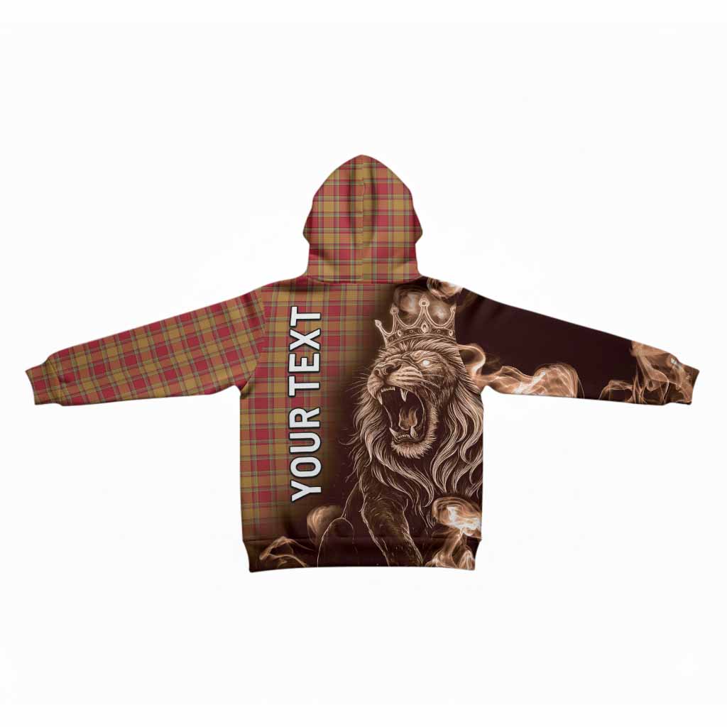 Scrymgeour Tartan Kid Hoodie Roaring Lion Heritage