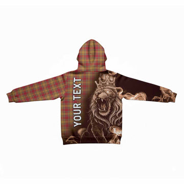 Scrymgeour Tartan Kid Hoodie Roaring Lion Heritage