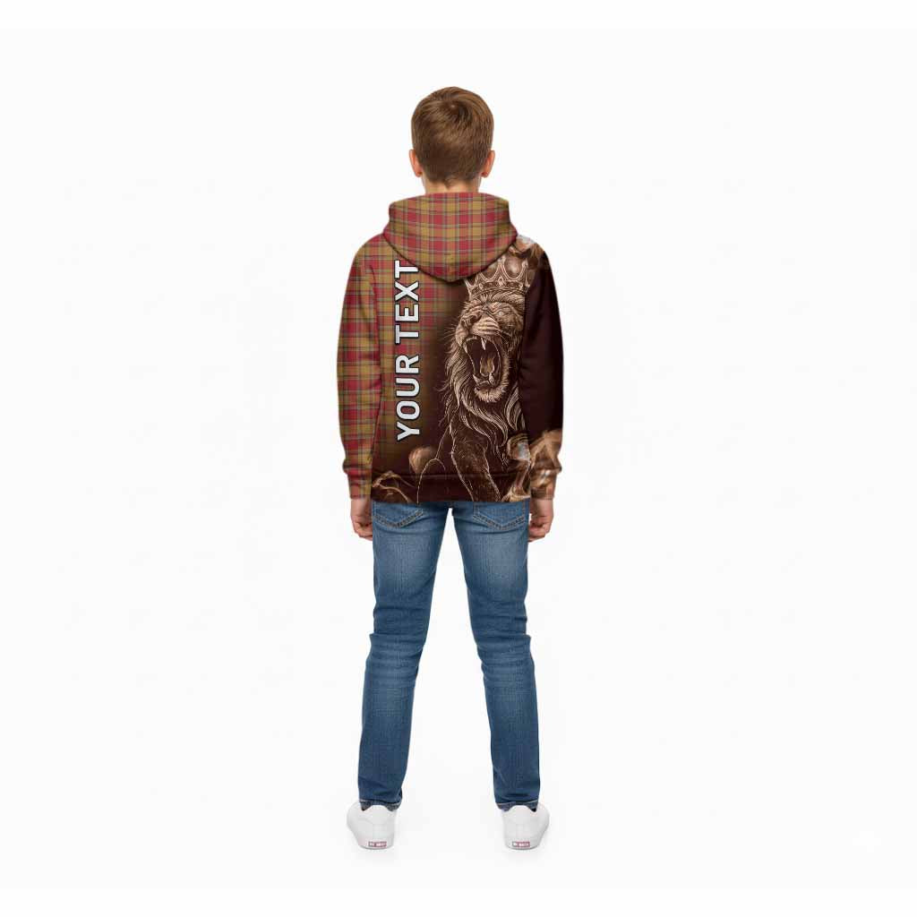 Scrymgeour Tartan Kid Hoodie Roaring Lion Heritage