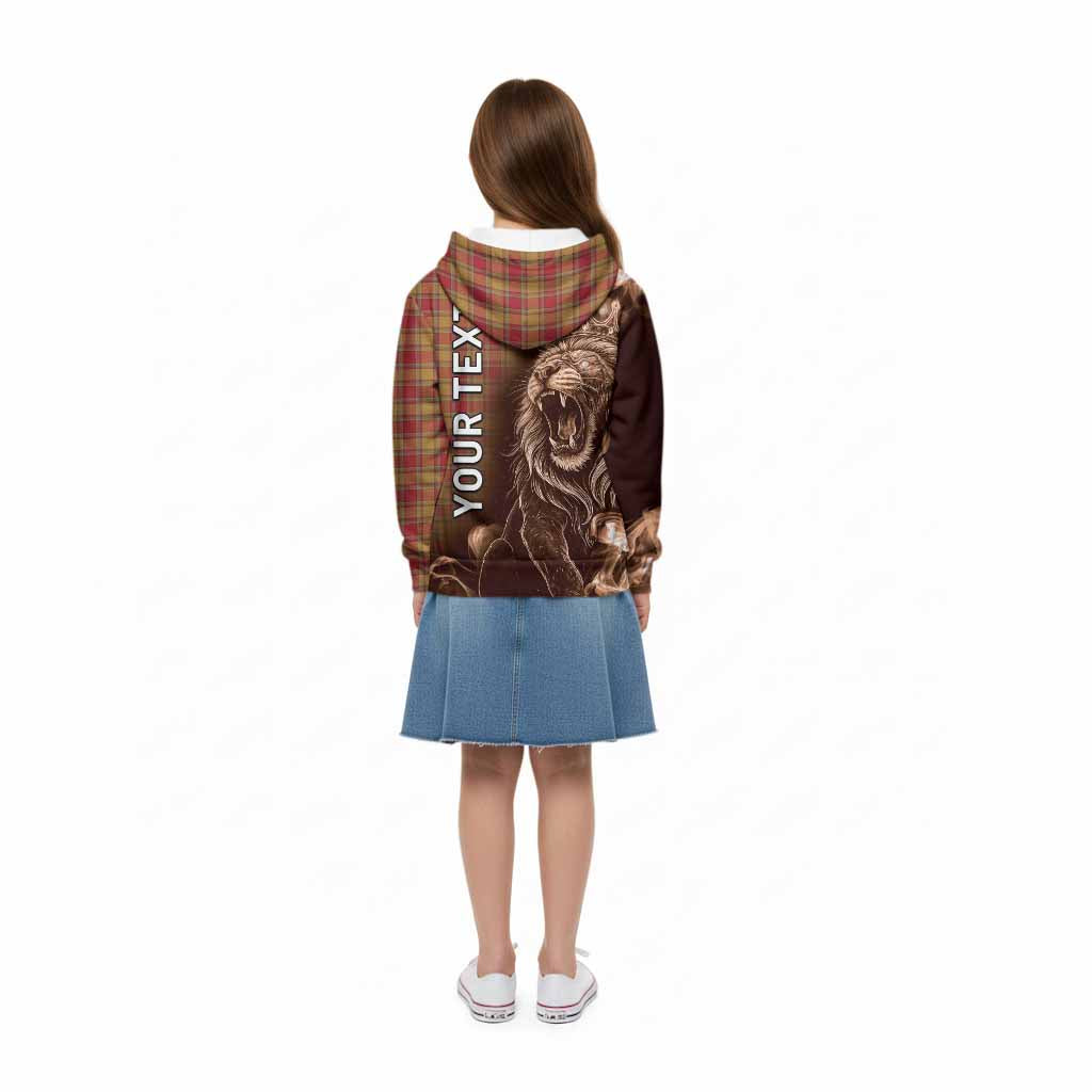 Scrymgeour Tartan Kid Hoodie Roaring Lion Heritage