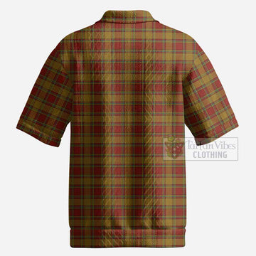 Scrymgeour Tartan Men’s Polo Sweater Top with Family Crest