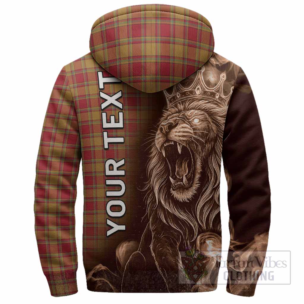 Scrymgeour Tartan Sherpa Hoodie Roaring Lion Heritage