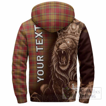 Scrymgeour Tartan Sherpa Hoodie Roaring Lion Heritage