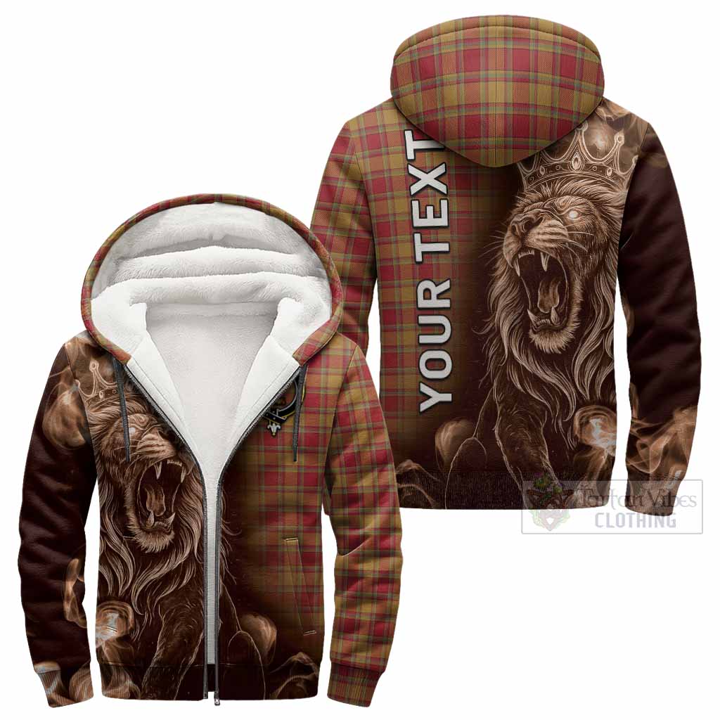 Scrymgeour Tartan Sherpa Hoodie Roaring Lion Heritage