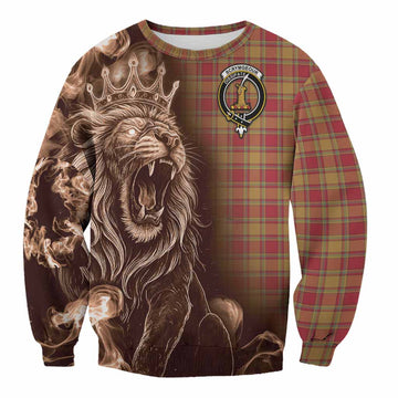 Scrymgeour Tartan Sweatshirt Roaring Lion Heritage