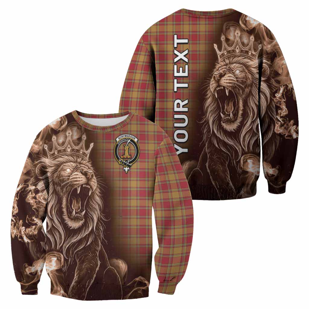Scrymgeour Tartan Sweatshirt Roaring Lion Heritage