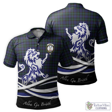 Sempill (Semple) Tartan Polo Shirt with Alba Gu Brath Regal Lion Emblem