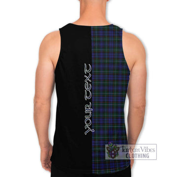 Sempill (Semple) Tartan Men's Tank Top with Family Crest and Half Of Me Style - Tartanvibesclothing Shop