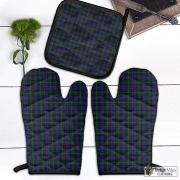 Sempill (Semple) Tartan Combo Oven Mitt & Pot-Holder Combo 1 Oven Mitt & 1 Pot-Holder Black - Tartan Vibes Clothing