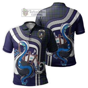Sempill (Semple) Tartan Polo Shirt with Epic Bagpipe Style