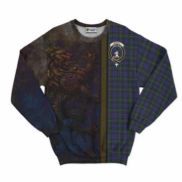 Sempill (Semple) Tartan Family Crest Sweatshirt Alba Gu Brath Be Brave Lion Ancient Style