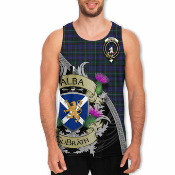 Sempill (Semple) Tartan Family Crest Men's Tank Top Lion Rampant Royal Thistle Shield Celtic Inspired