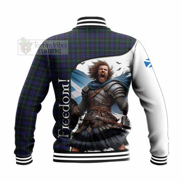 Sempill (Semple) Crest Tartan Baseball Jacket Inspired by the Freedom of Scottish Warrior