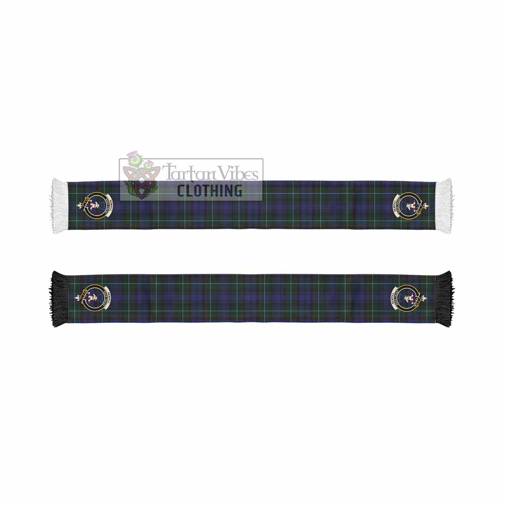 Tartan Vibes Clothing Sempill (Semple) Tartan Ruffneck Scarf with Family Crest