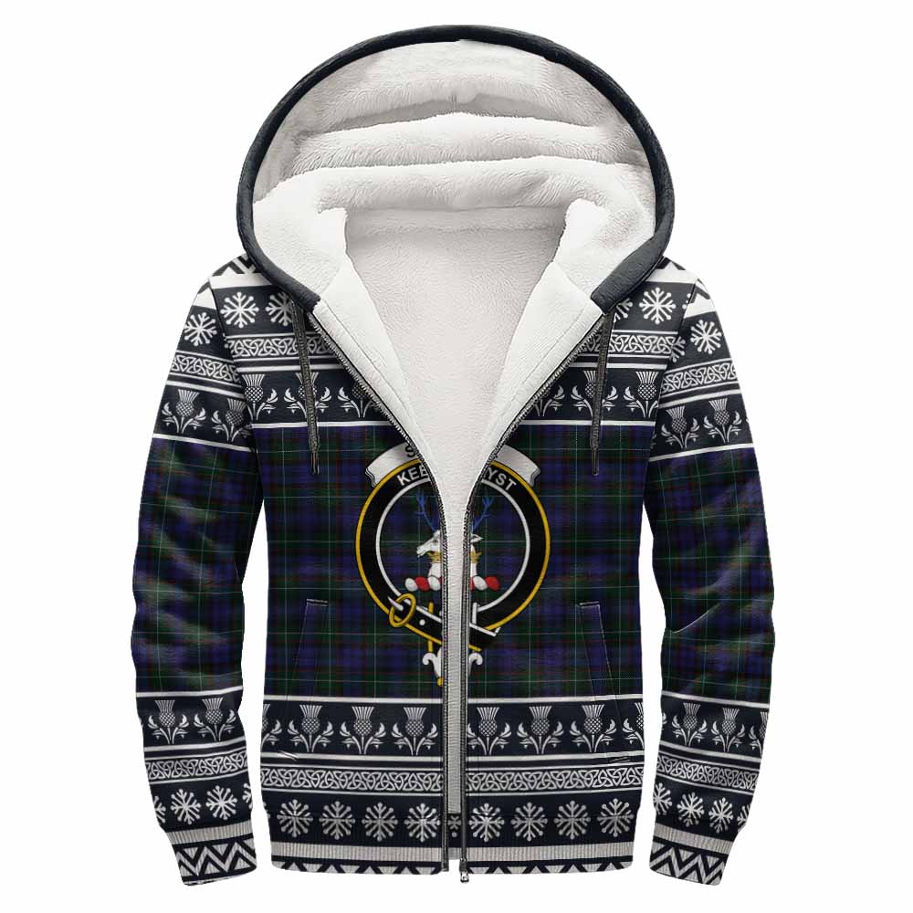 Sempill (Semple) Clan Tartan Christmas Fleece Hoodie with Family Crest - Tartan Vibes Clothing